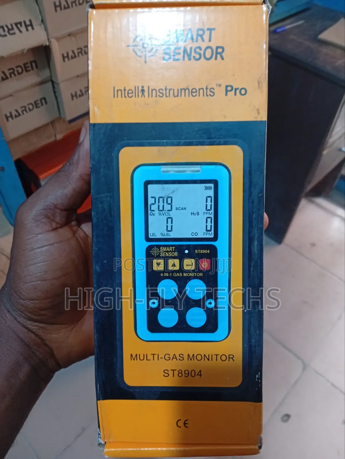 4 in 1 CO H2S O2 LEL Portable Gas Monitor