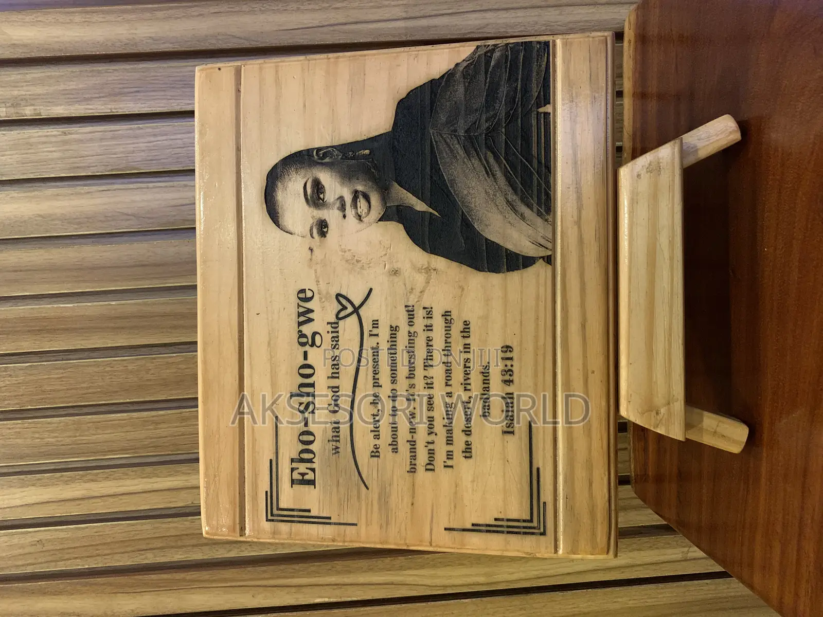 Custom Wood Plaque Mother’S Gift Set