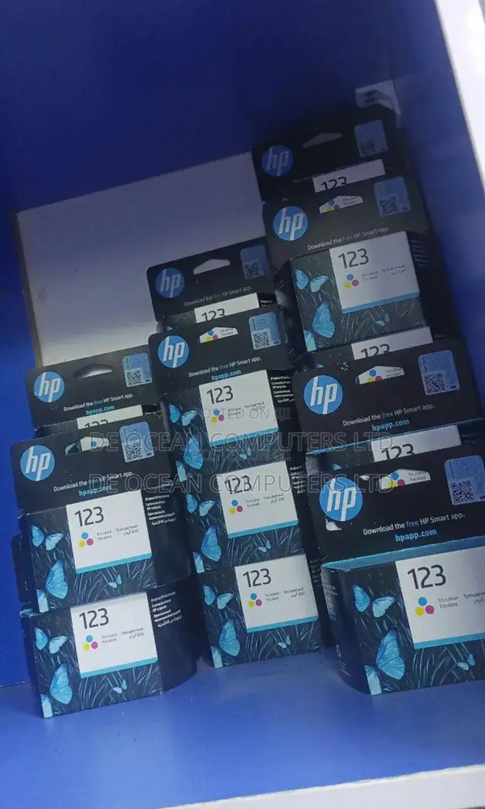 HP Genuine Cartridge 123 Black Color