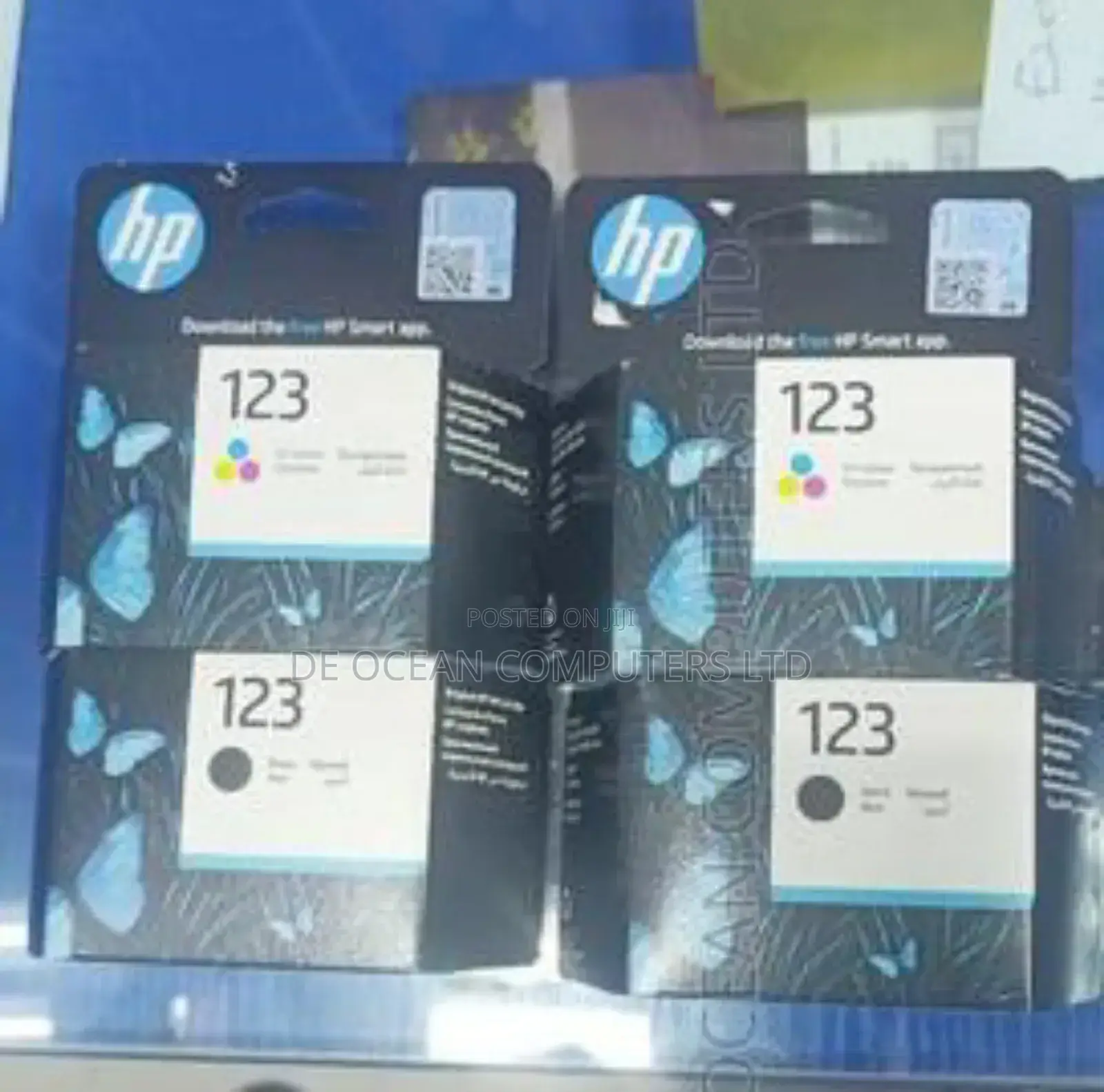 HP Genuine Cartridge 123 Black Color