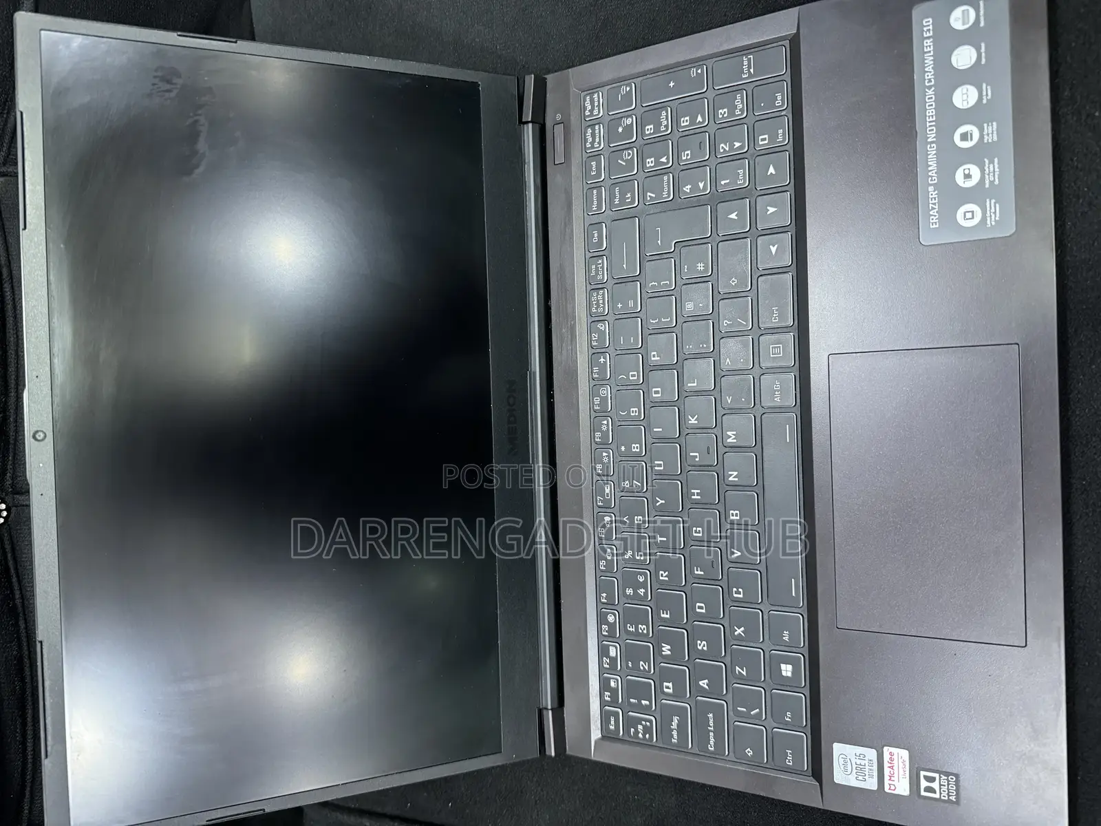 Laptop Medion Erazer X6805 16GB Intel Core I5 SSD 512GB