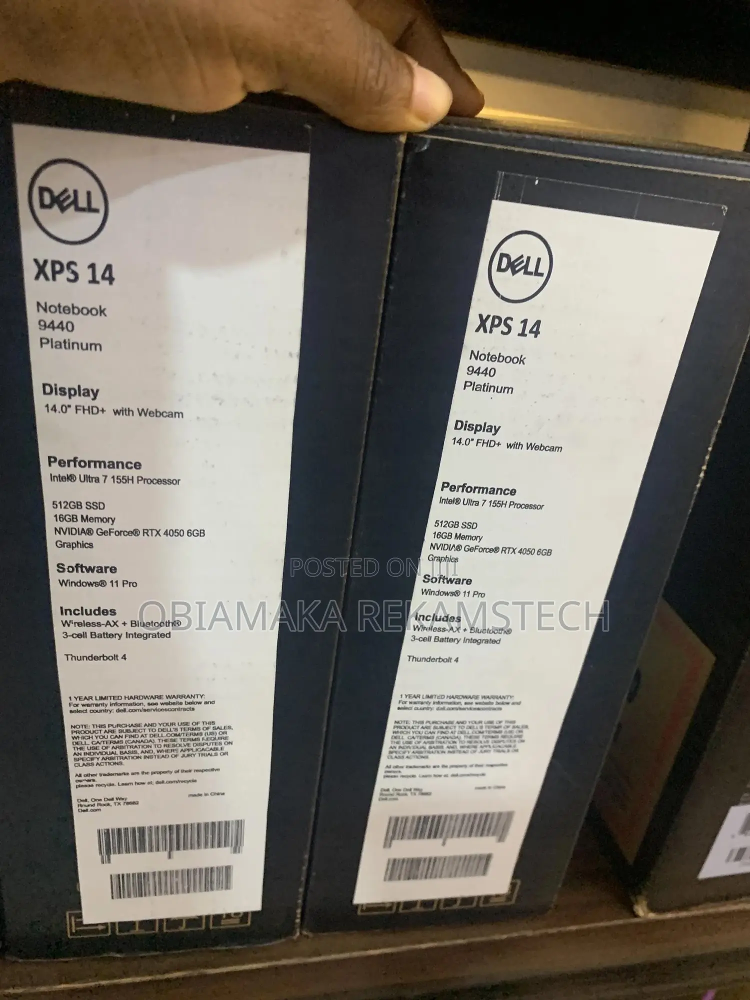 New Laptop Dell XPS 14 9440 16GB Intel Core i7 SSD 512GB