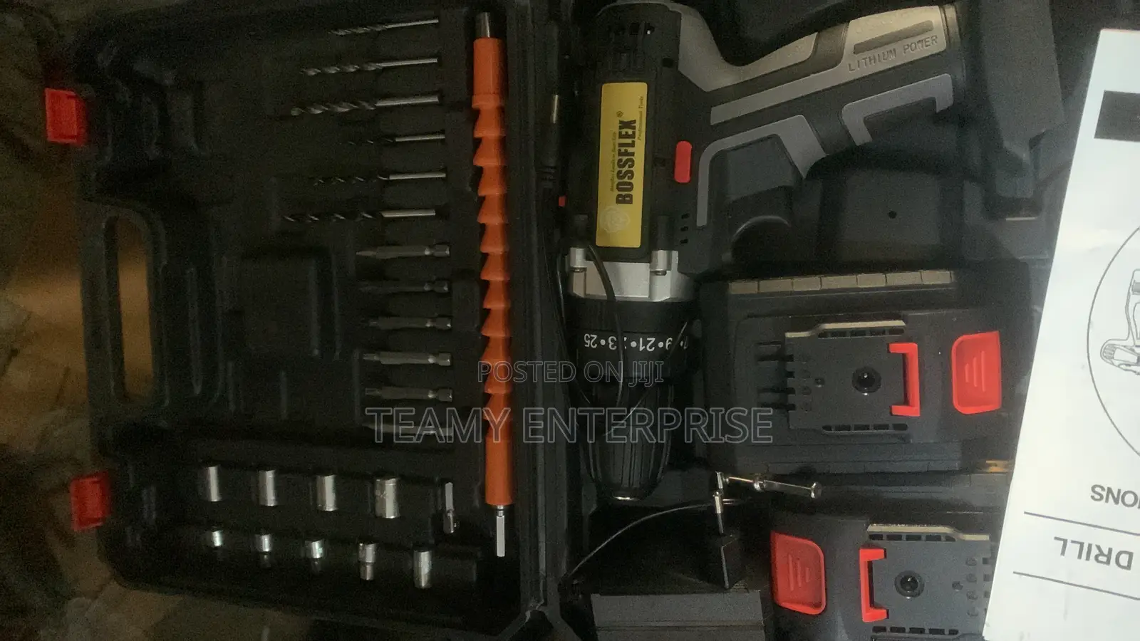 Bossflex Professional Cordless Impact Drill Drilling Machine