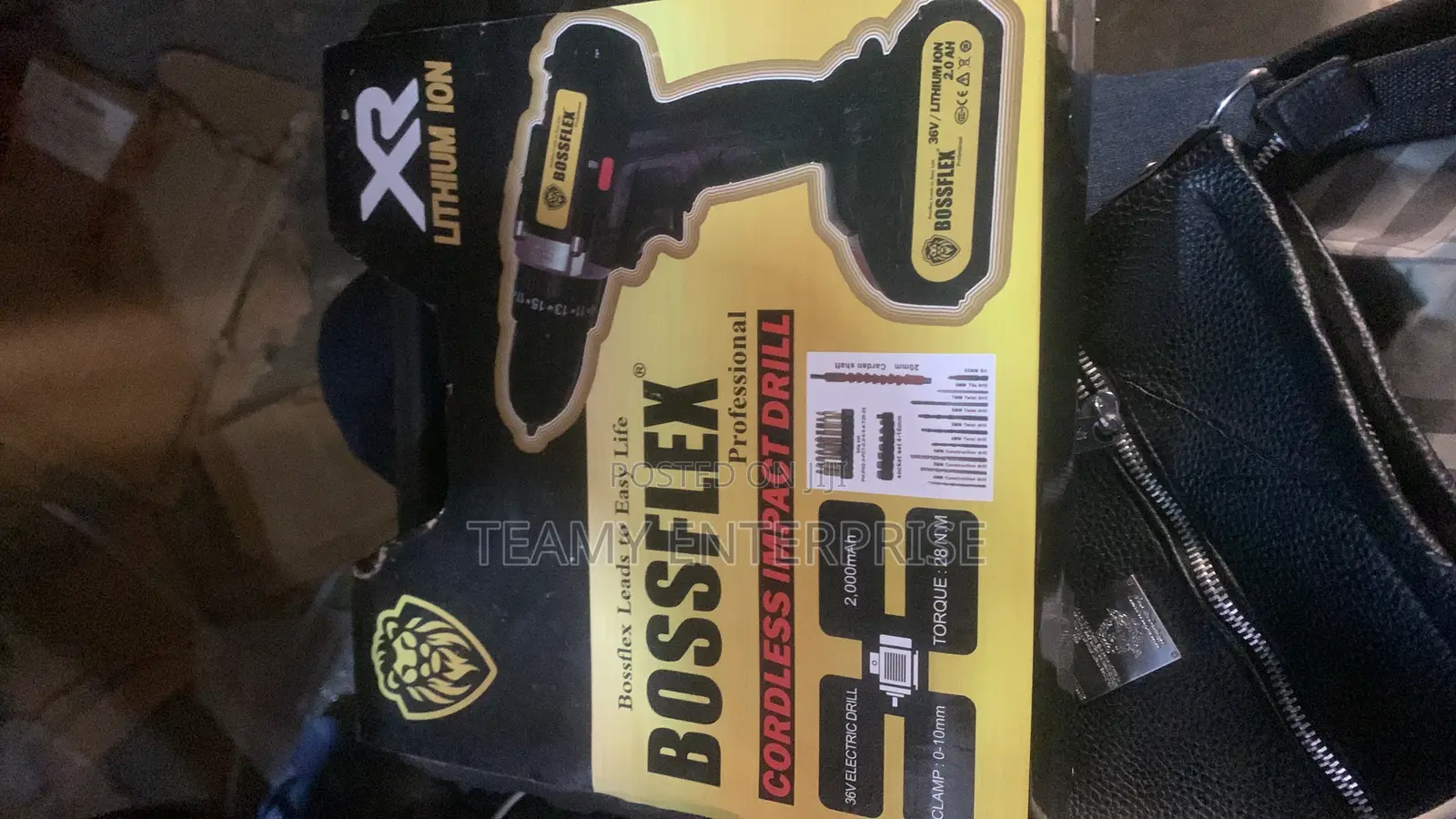 Bossflex Professional Cordless Impact Drill Drilling Machine