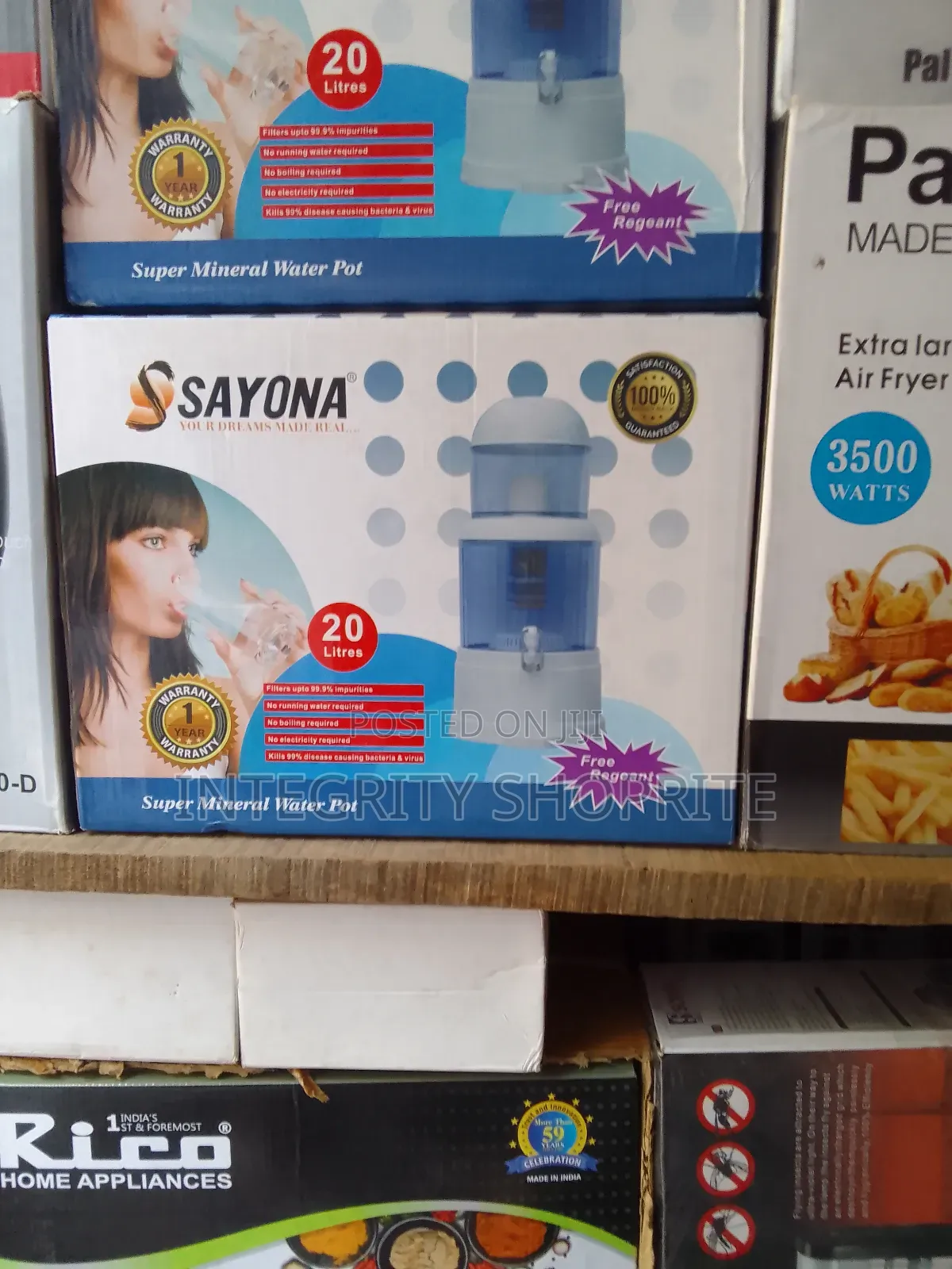 Ssayona 20litres Alkaline Mineral Water Purifier