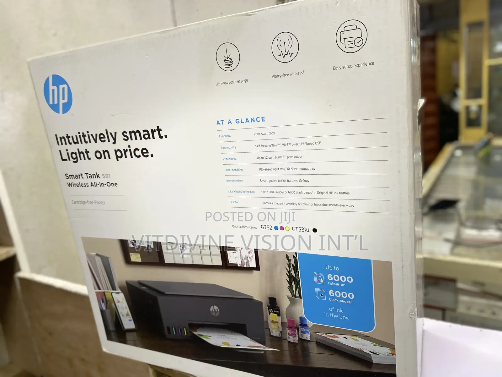 Hp Smart Tank 581 Ink Tank All-in-one Printer )