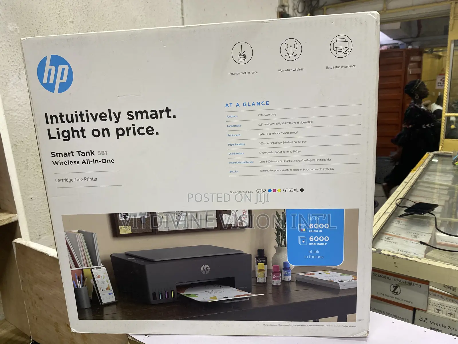Hp Smart Tank 581 Ink Tank All-in-one Printer )