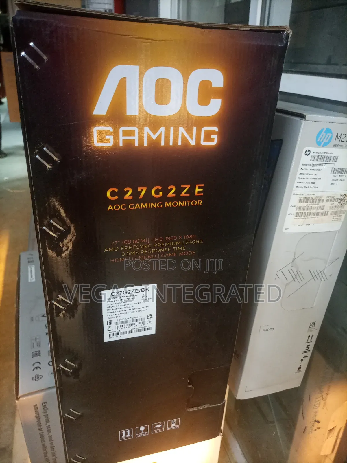 Aoc C27g2ze - 27 Inch Full Hd 240hz Curved Gaming Monitor