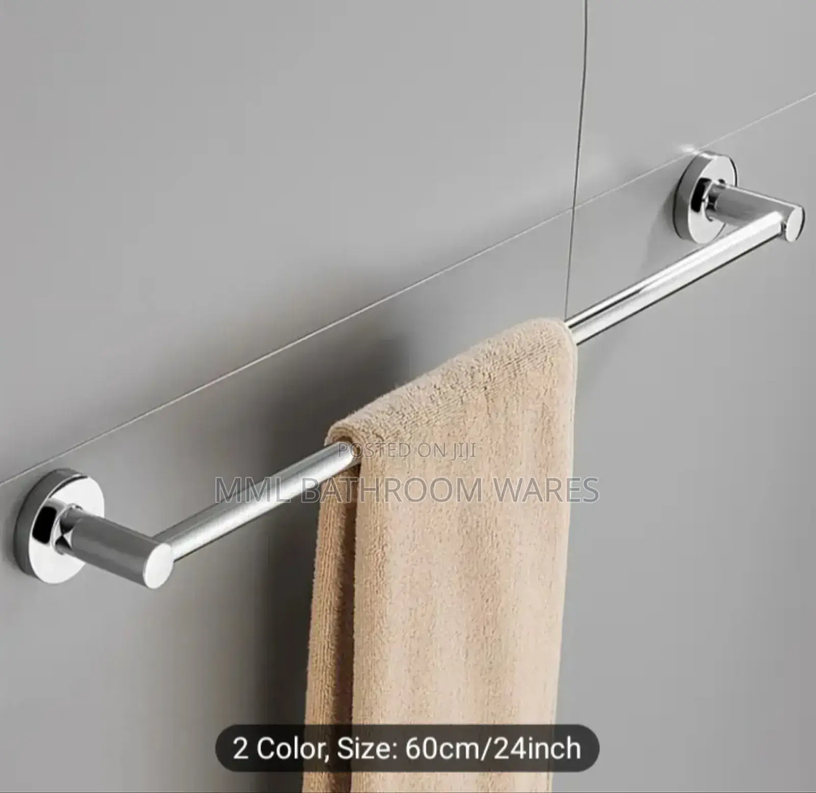 Single Chrome Towel Holder