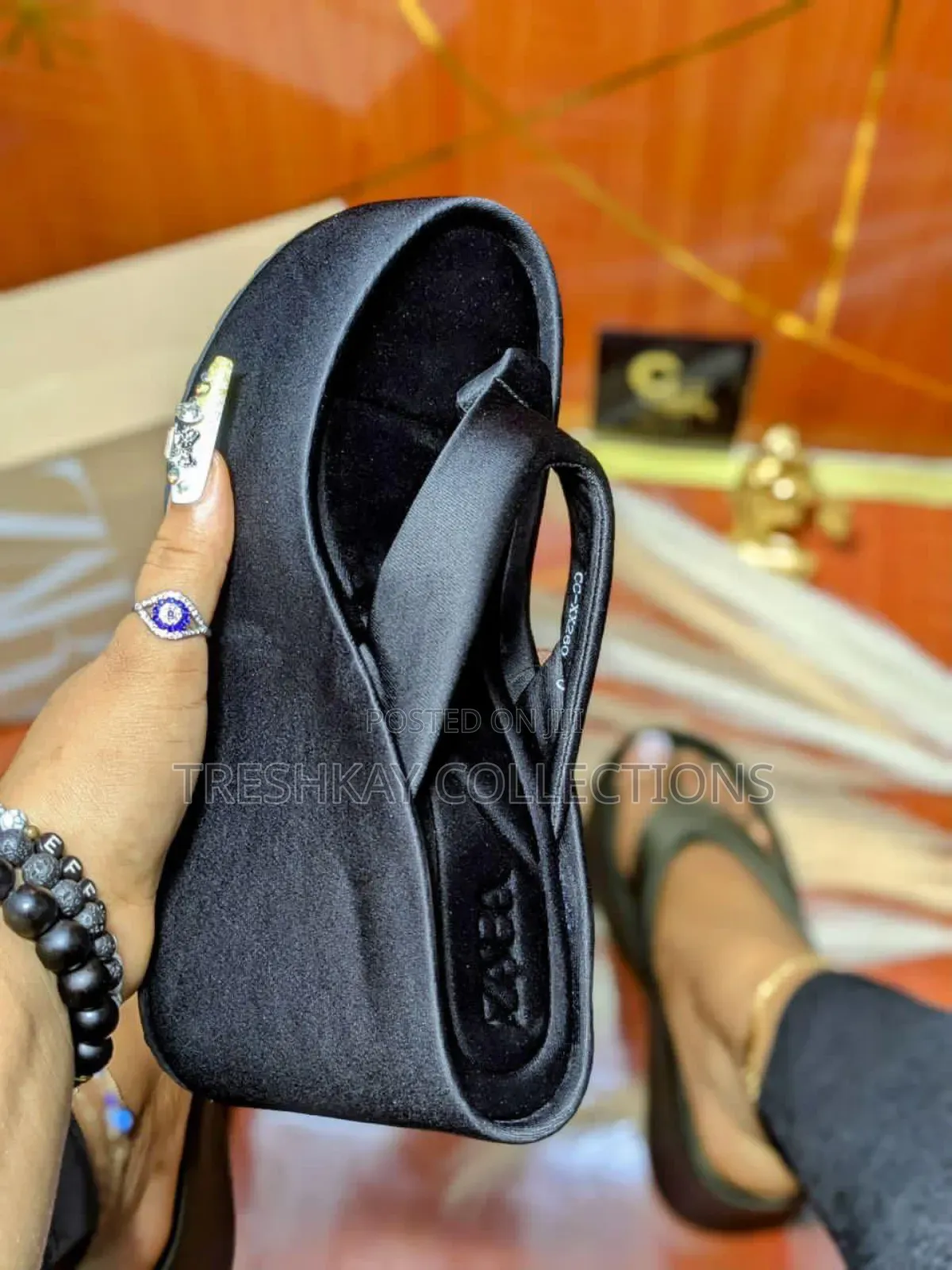 Quality Et Comfy Wedge Heels Slippers 