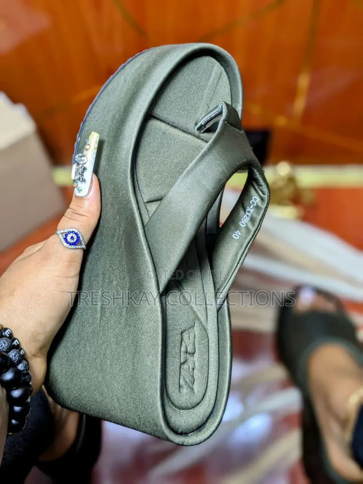 Quality Et Comfy Wedge Heels Slippers 