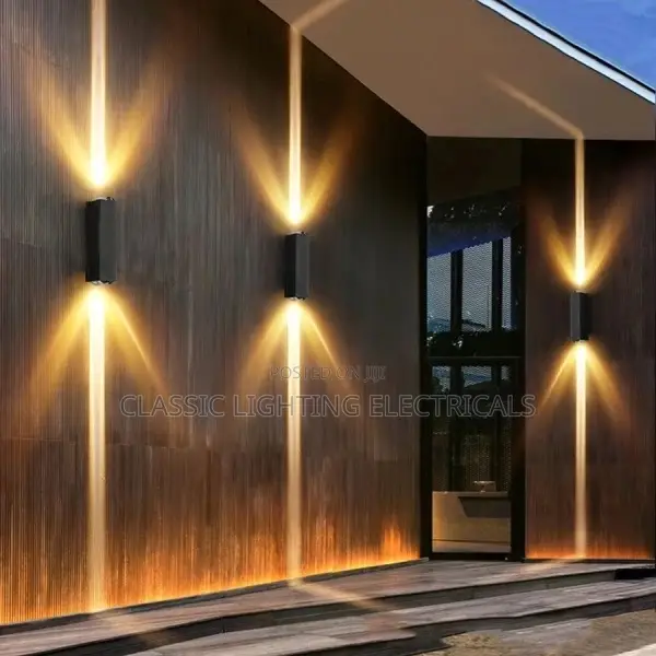 Waterproof Up Down Wall Lights Outdoor Narrow Beam Line