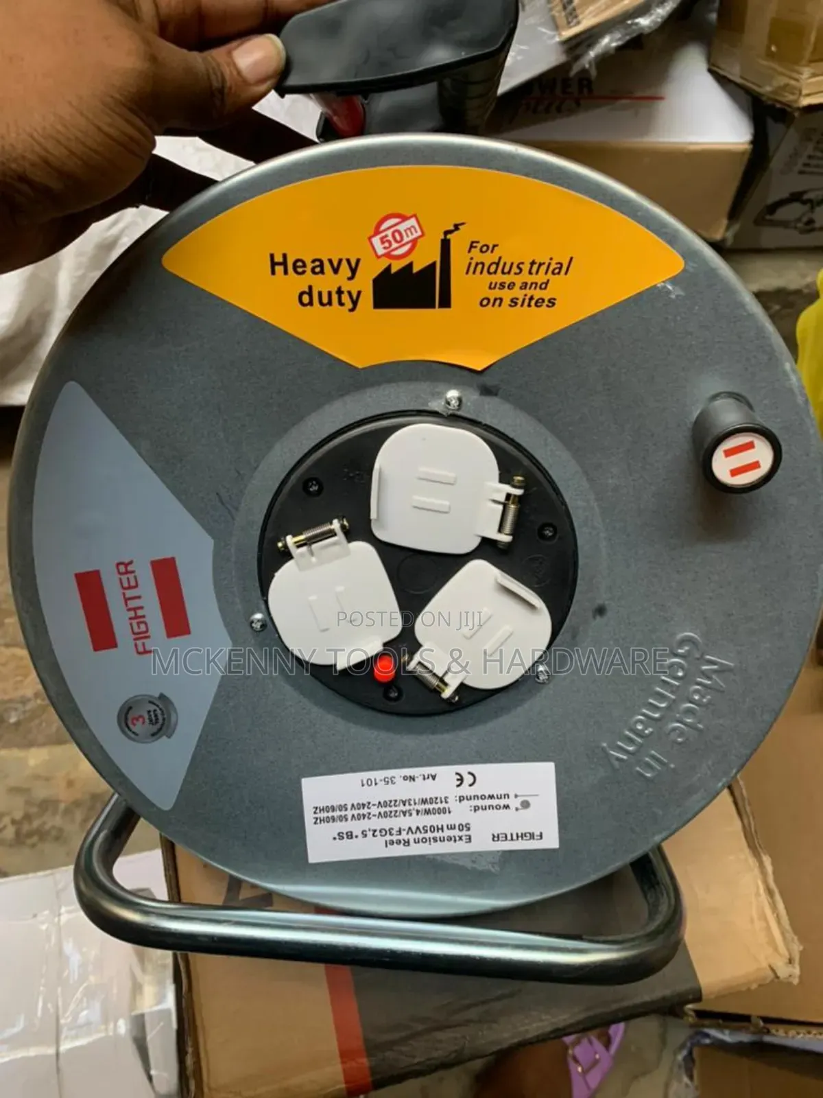 Extension Cable Reel - 50 Metres