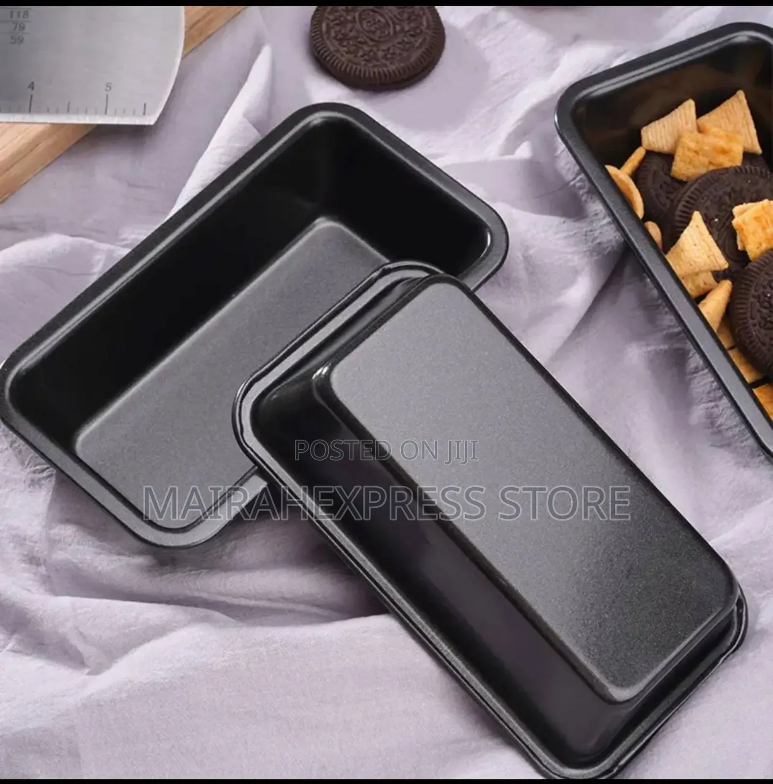 1 Rectangular Non Stick Carbon Steel Loaf Pastry Baking Pan