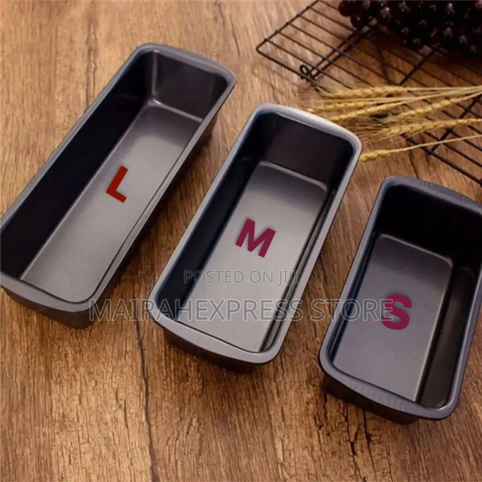 1 Rectangular Non Stick Carbon Steel Loaf Pastry Baking Pan