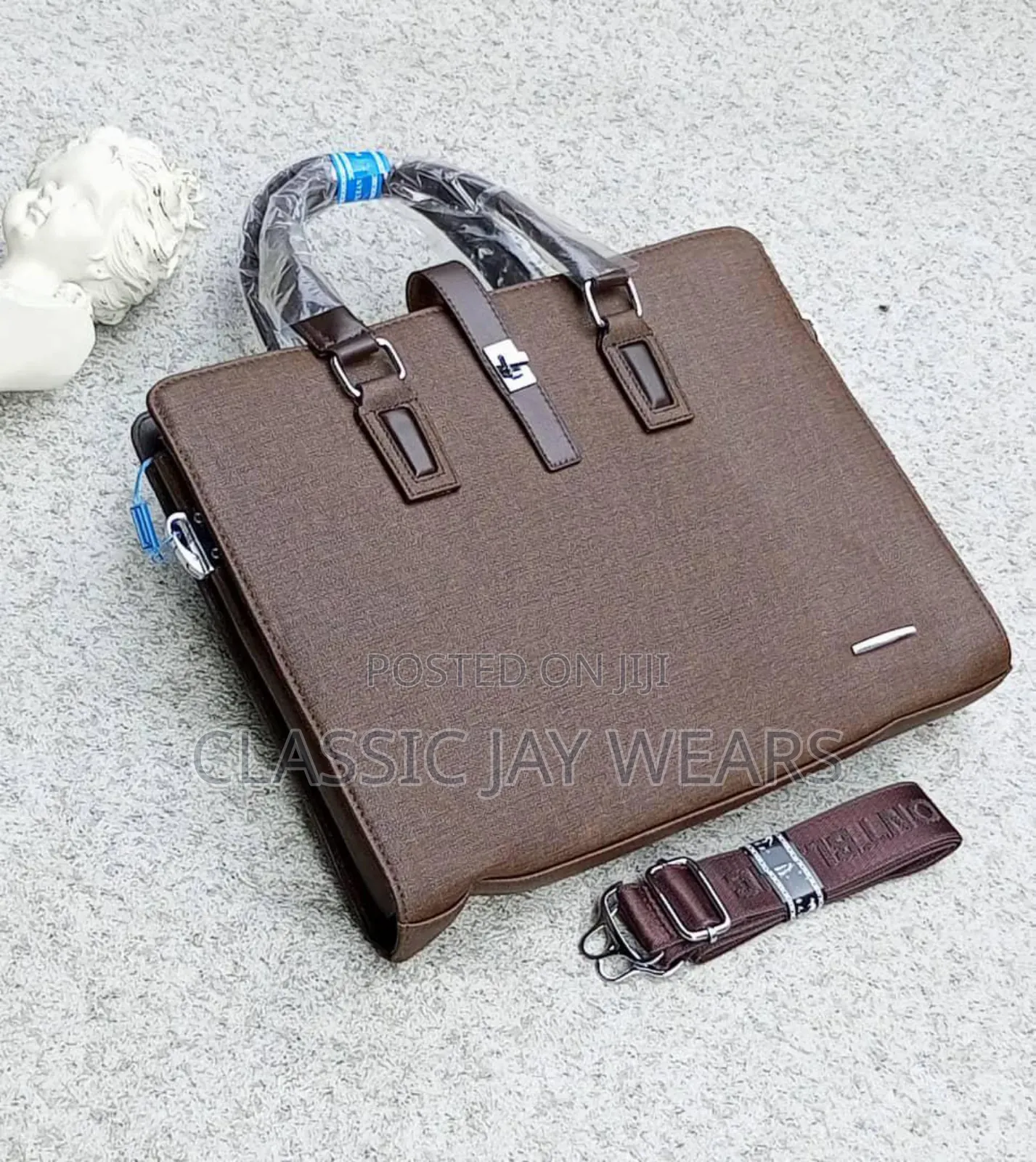 Real Leather Laptop Bag in Two Colors