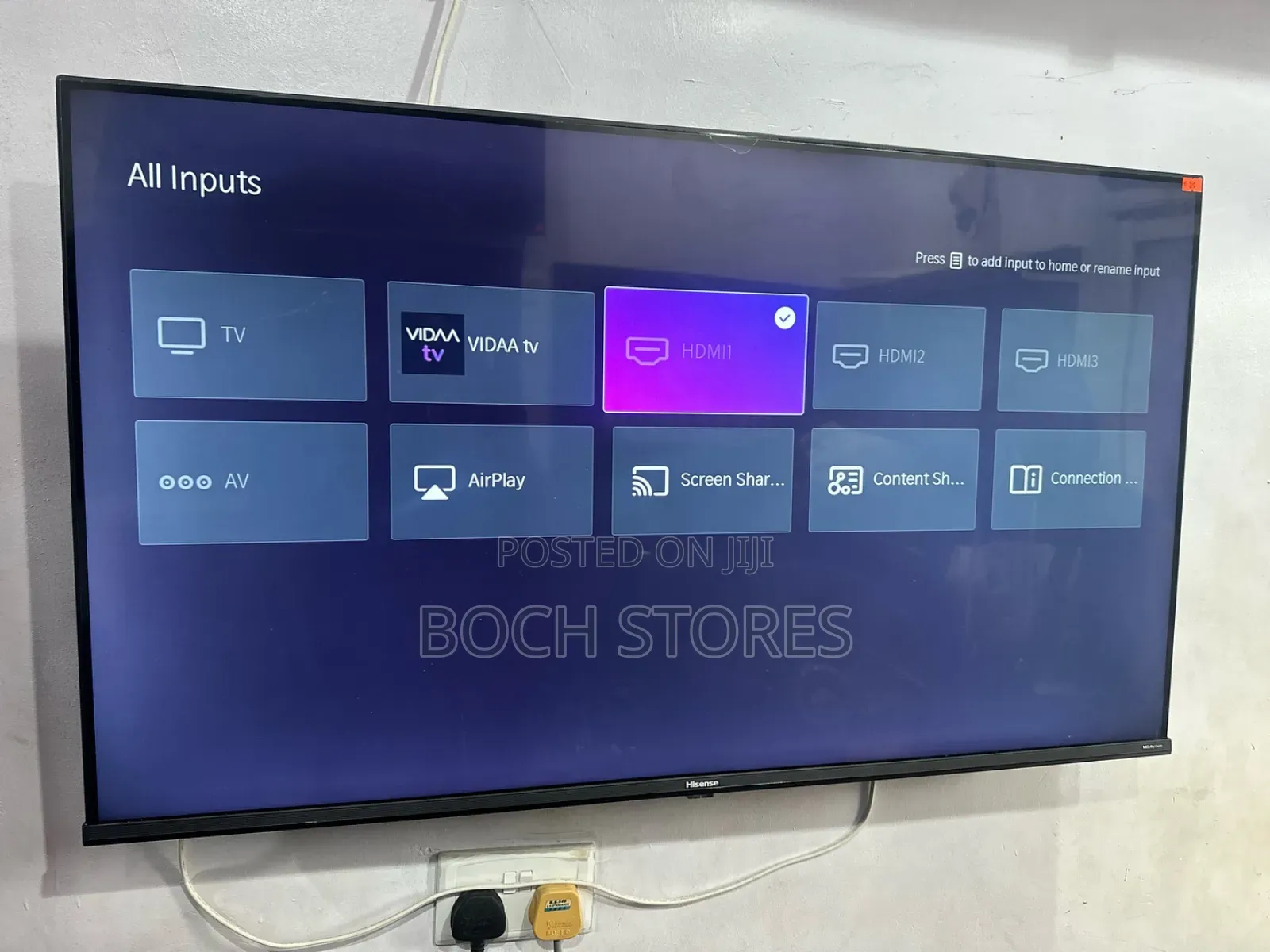 HISENSE 43inches A6 Smart Tv