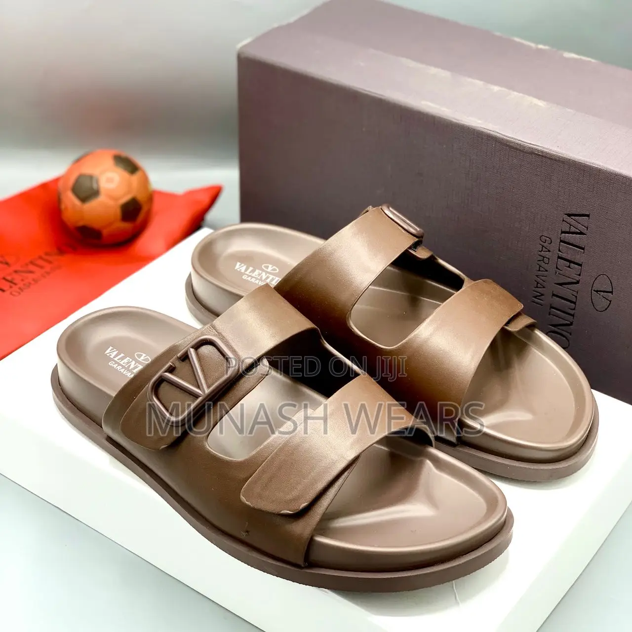 Valentino Leather Slipers 40-46