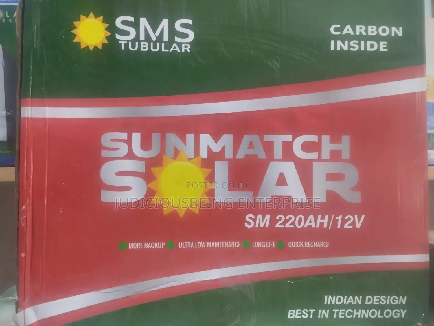220ah SMS Tubular Battery