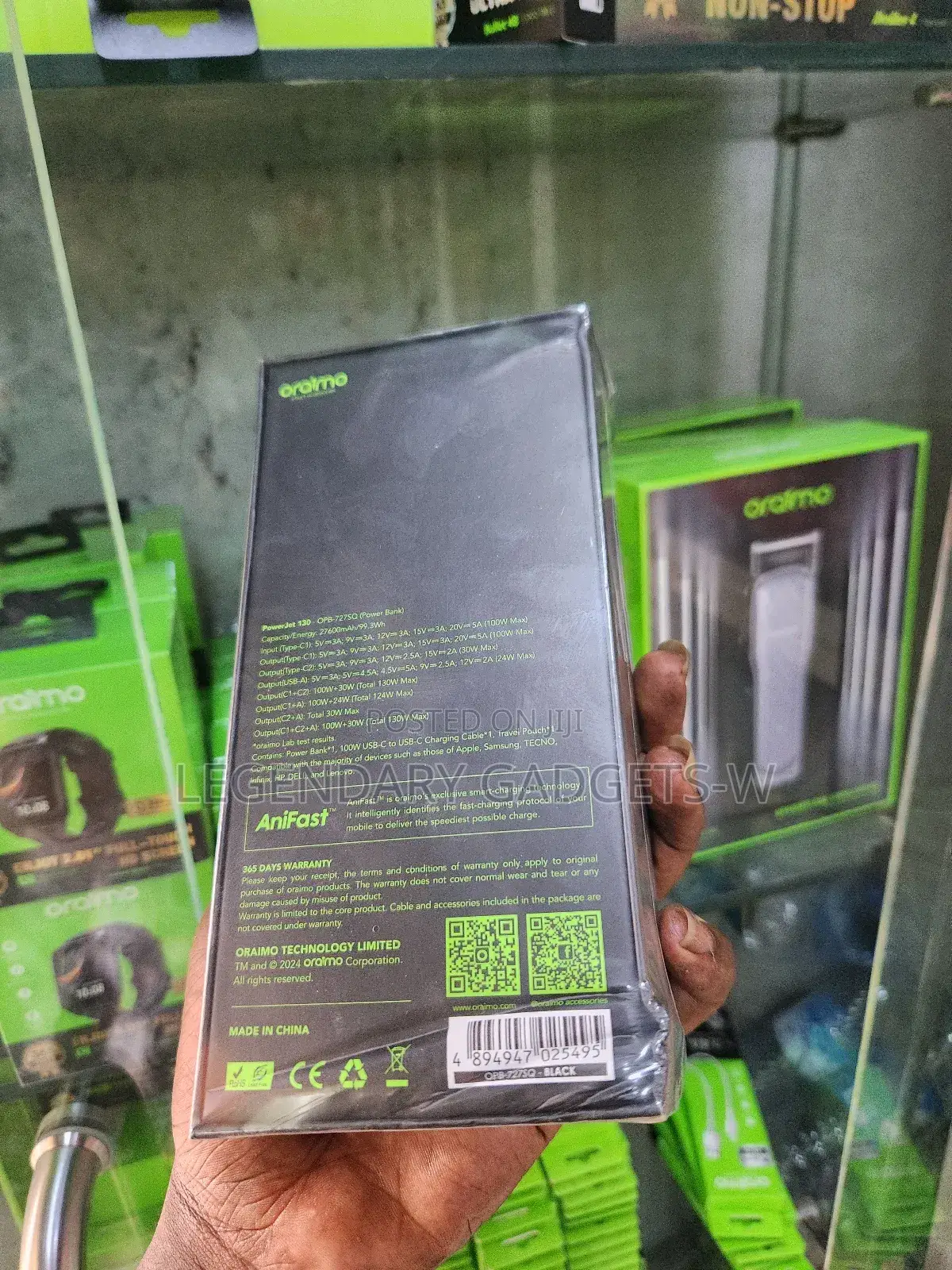 Oraimo 27,600mah Powerbank