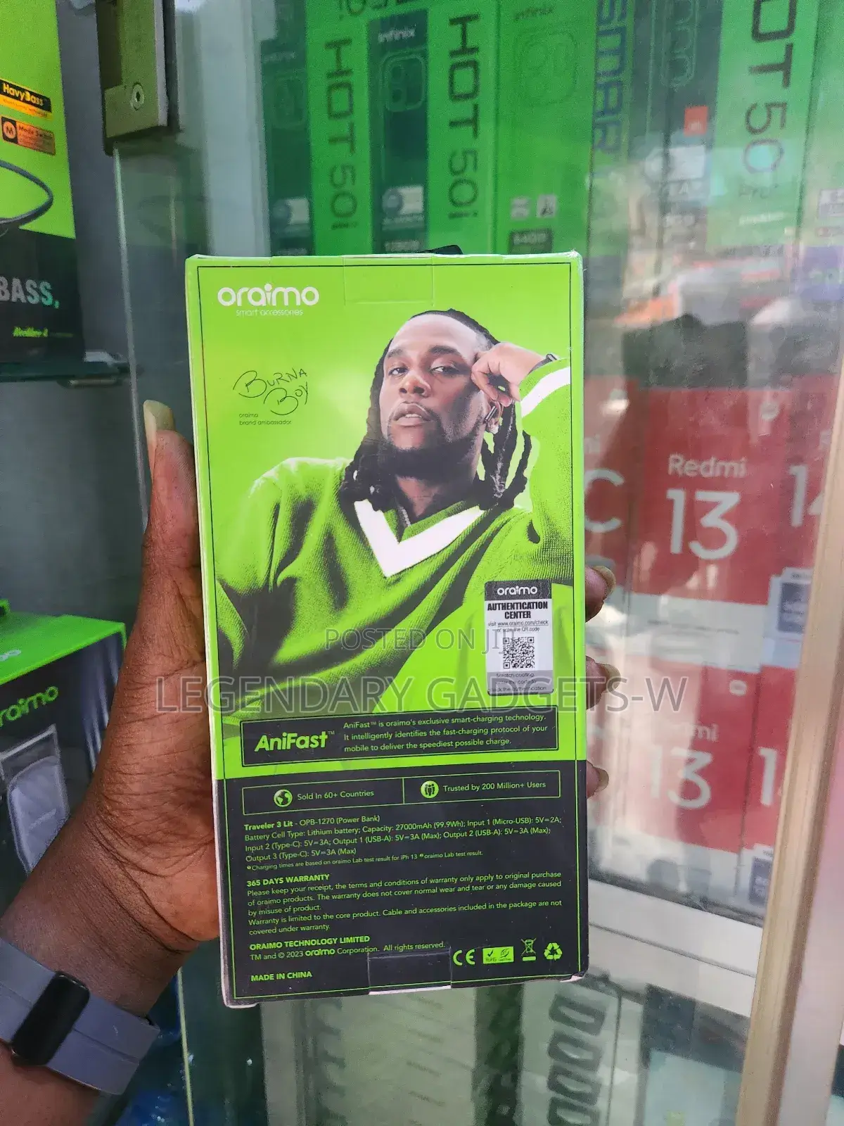 Ooraimo 27,000mah Powerbank