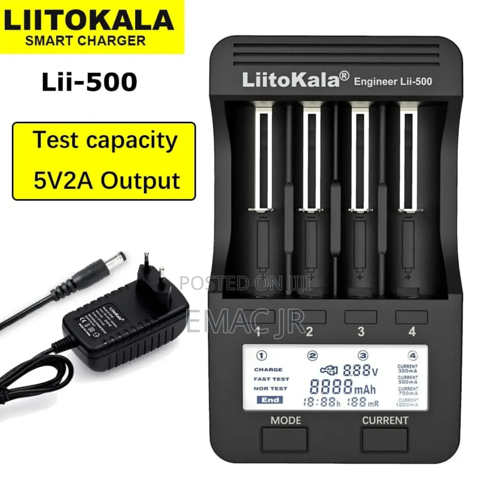 Liitokala Lii-500 Lithtium Battery Charger, Capacity Tester