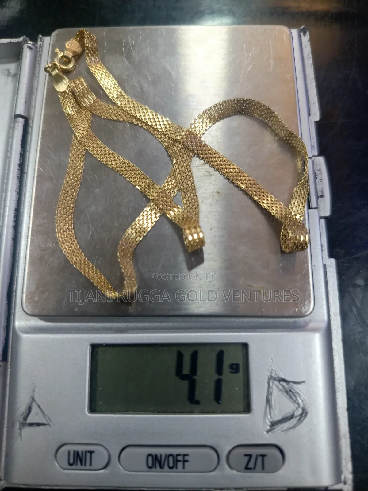 Pure Gold 750 Italy 18karat Carpet Chain