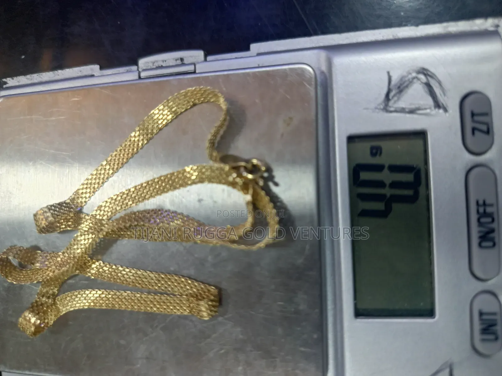 Pure Gold 750 Italy 18karat Carpet Chain