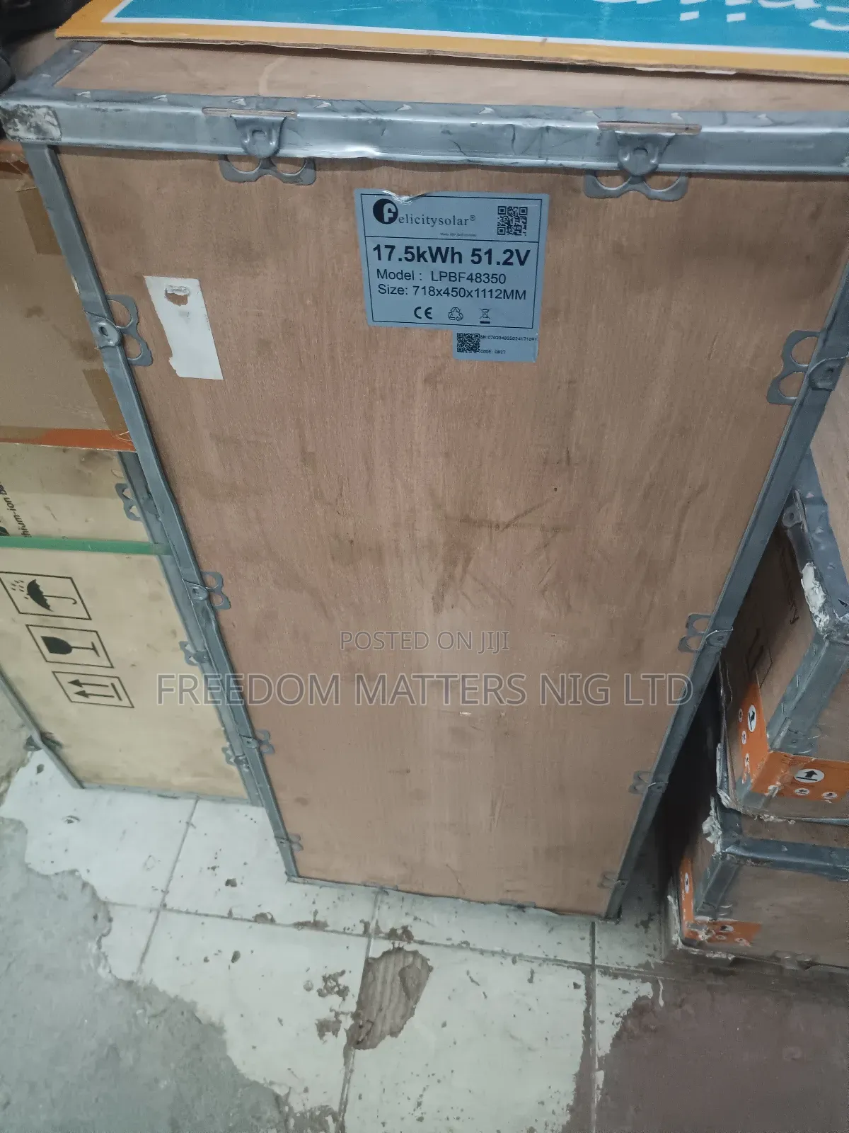Felicity Solar 17.5 KWH 51.2 v Lithium Battery