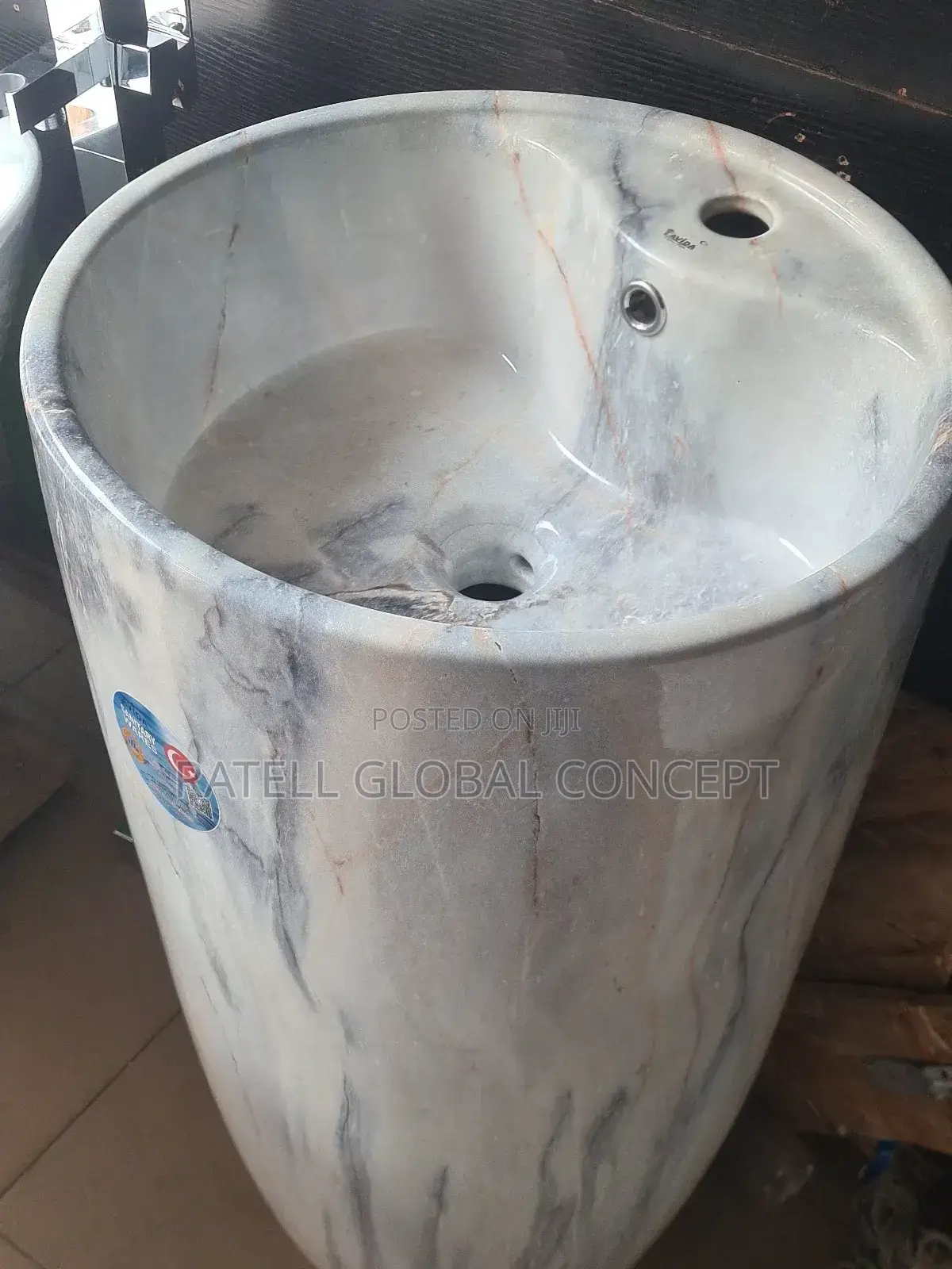 Marble Freestand Dining Wash Hand Basin