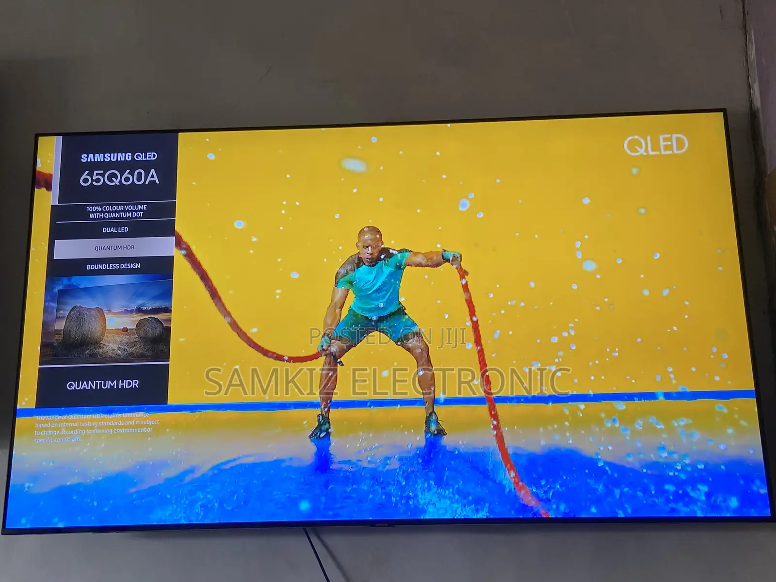 Samsung 65-Inch Qled (Q60a) Smart Tv With Alexa Built-In