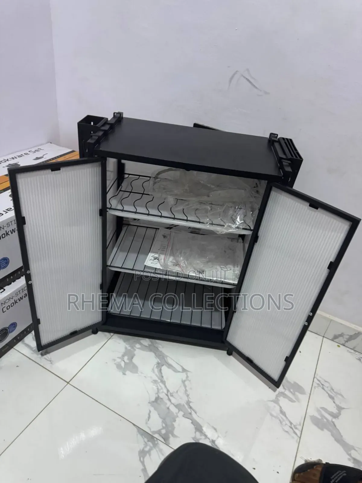 3 Step Quality Strong Cabinet Dish Rack With Cutlery Holder