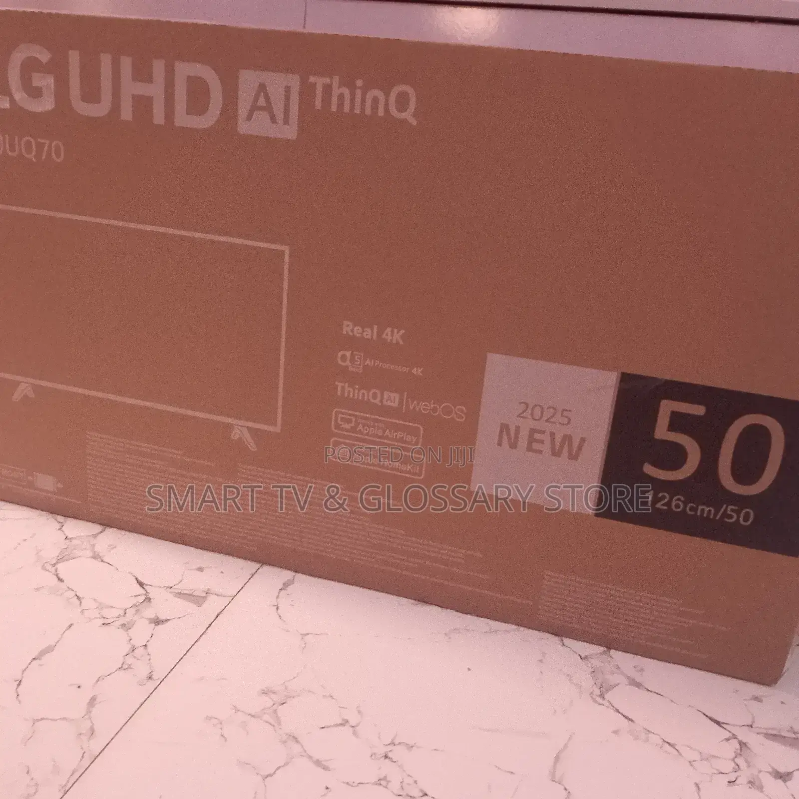 LG 50 Inches Android With White Carton 2025