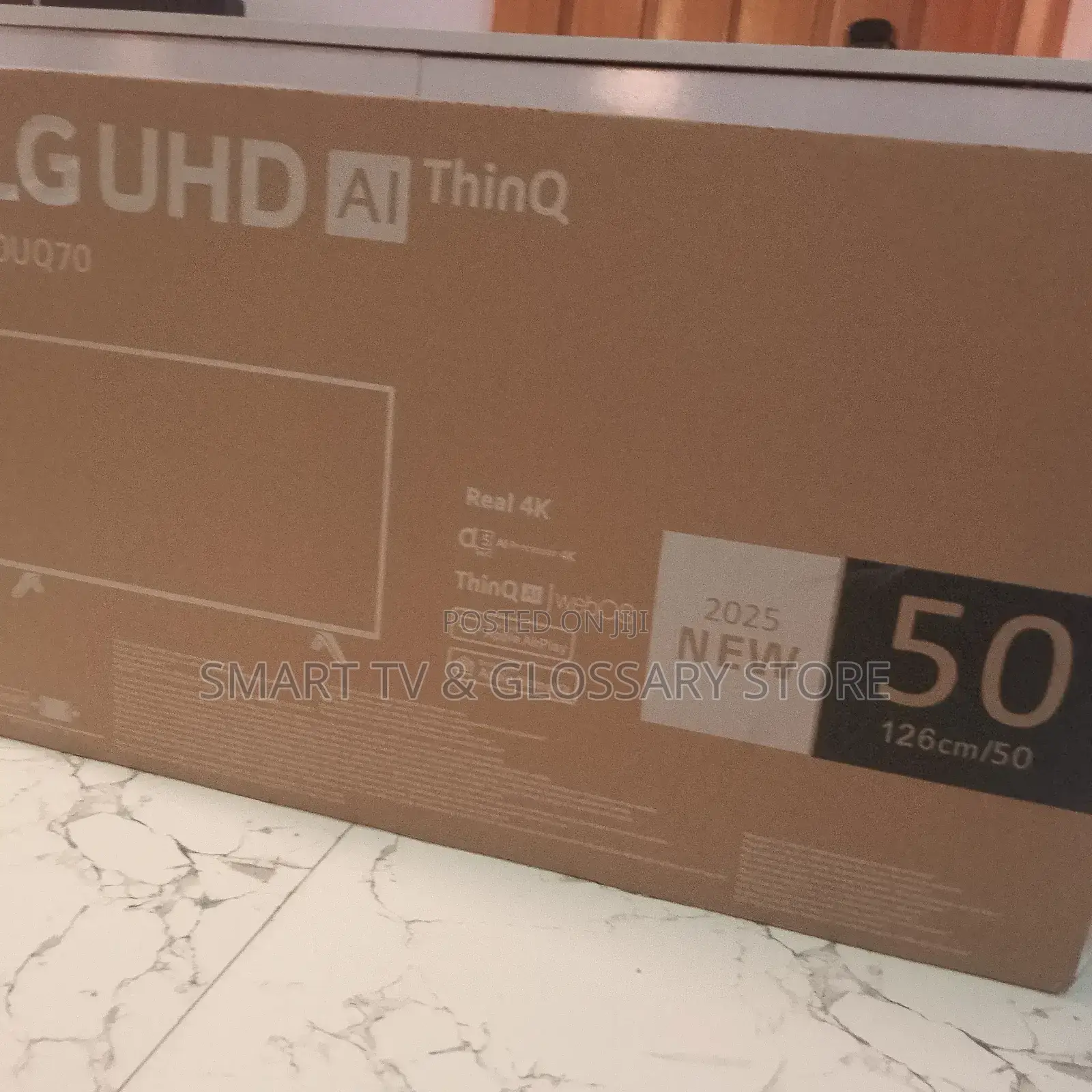 LG 50 Inches Android With White Carton 2025
