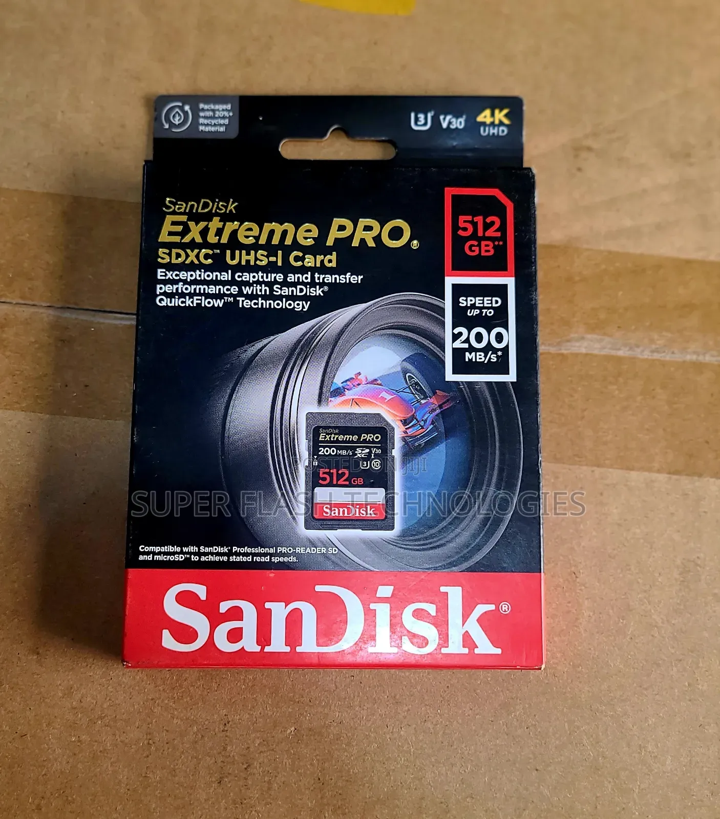 Sandisk 512GB Extreme PRO SDXC UHS-I Memory Card
