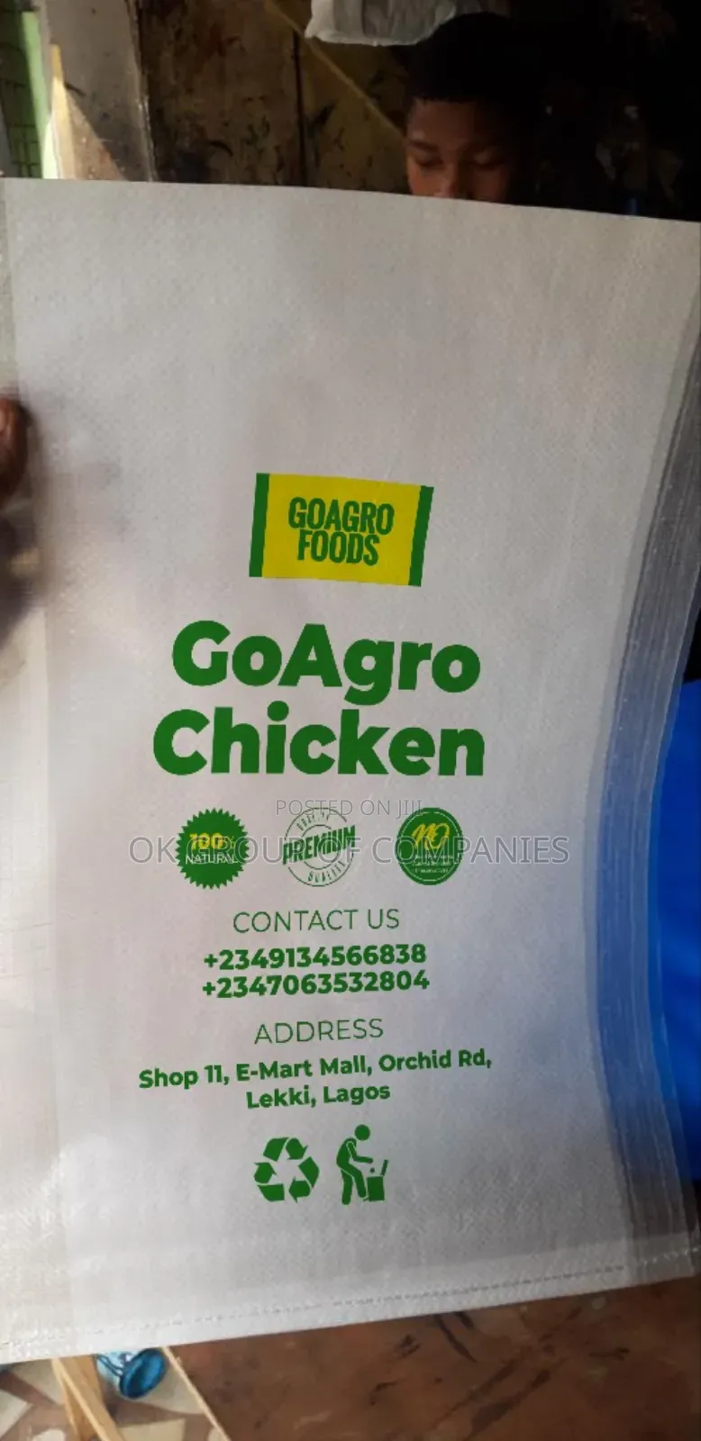Rice and Agro Sacks Printing Companies in Lagos Nigeria