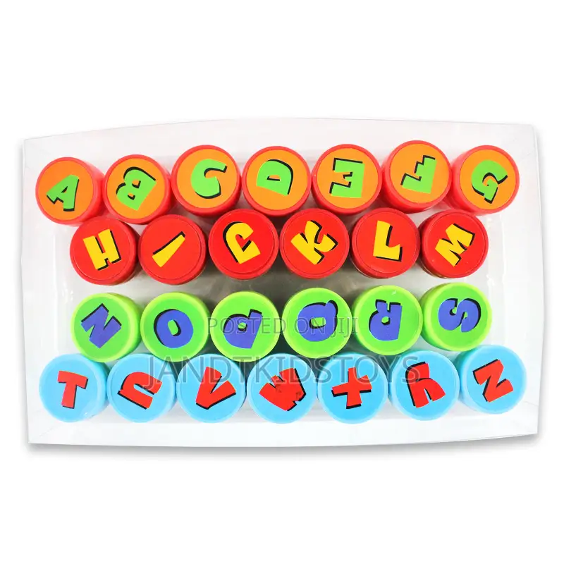 Colorful Letter Self-Inking Stamps