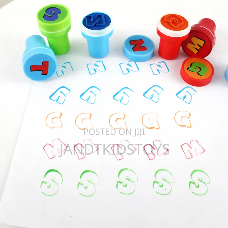 Colorful Letter Self-Inking Stamps