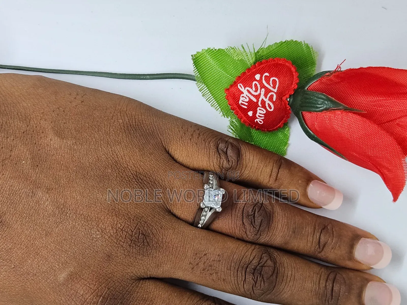 Unique Silver Engagement/Ptoposal Rings