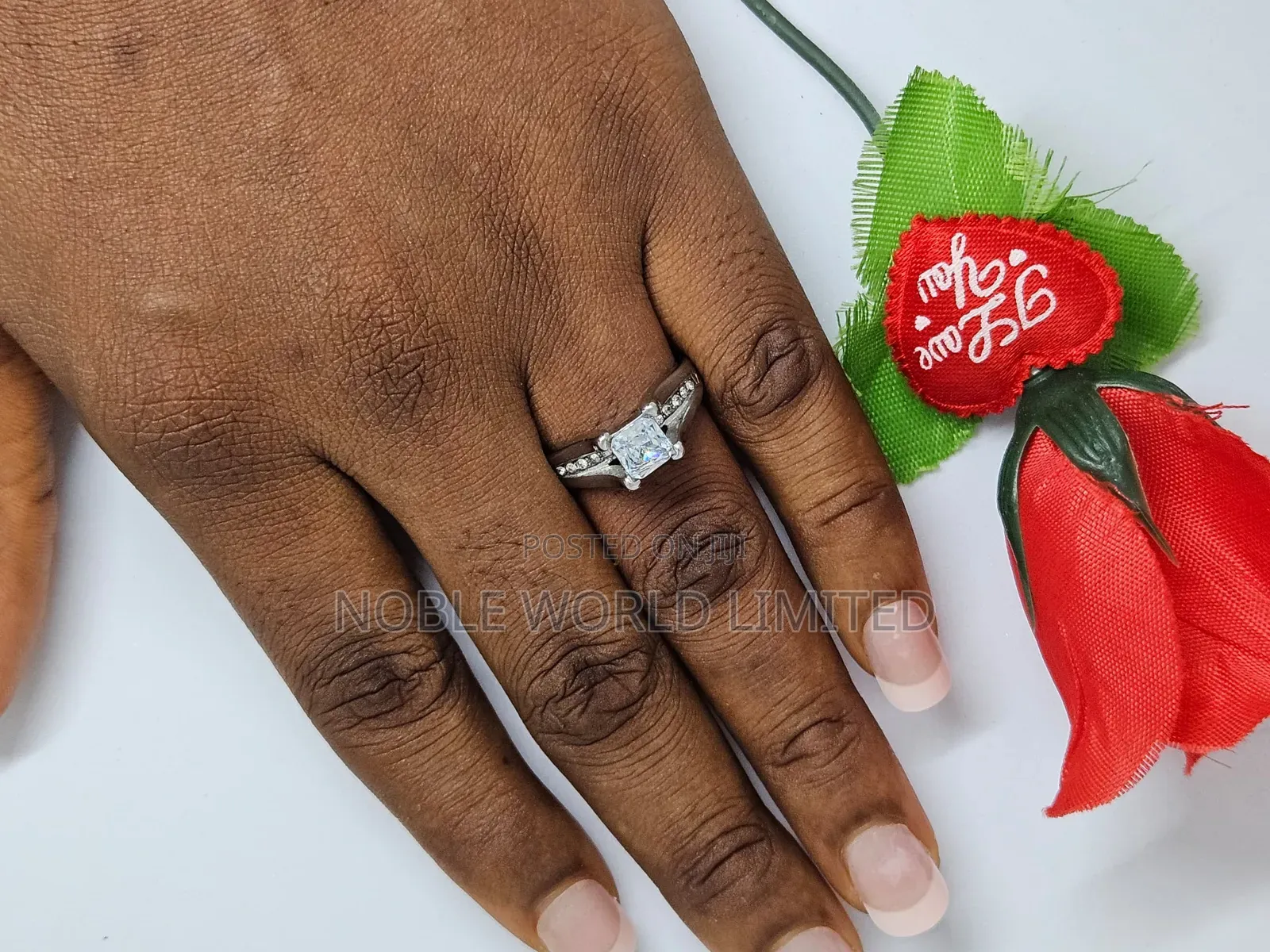 Unique Silver Engagement/Ptoposal Rings