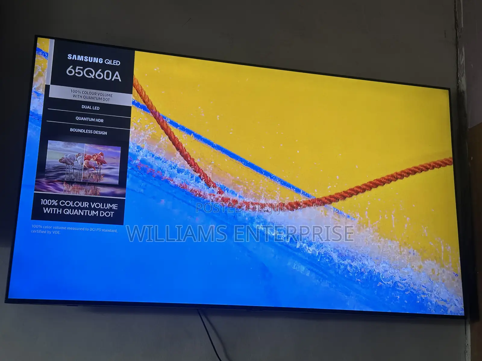 65 Inches Samsung Q60A Qled Smart Tv