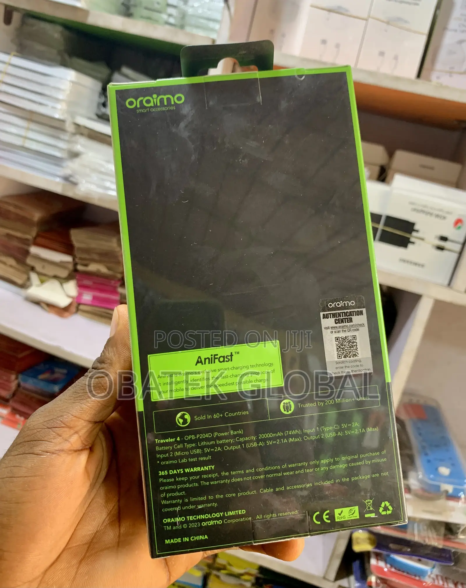 Oraimo 20000mah Powerbank