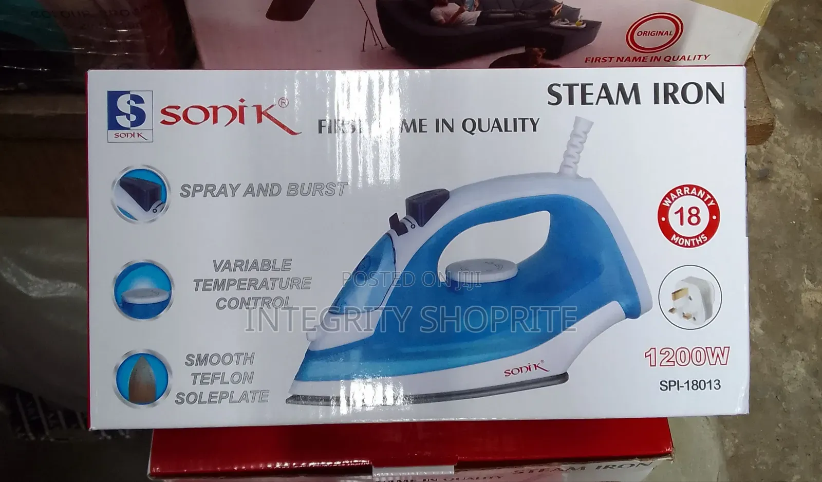 Sonik Iron Spray 1200W Spi-18013