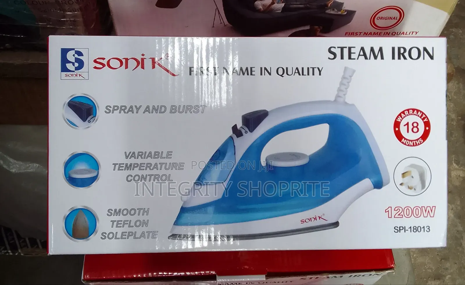 Sonik Iron Spray 1200W Spi-18013
