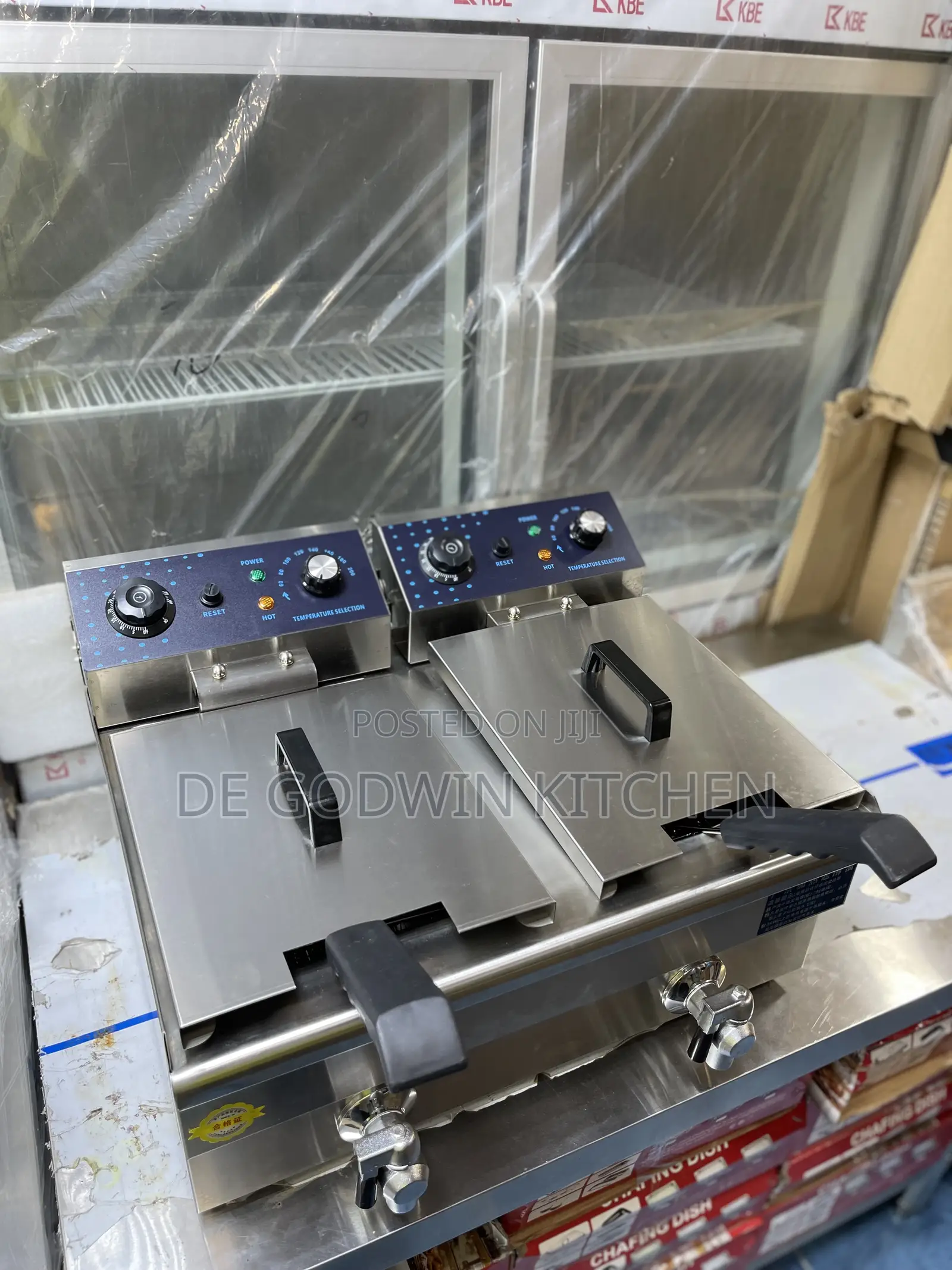 10L + 10L Double ELECTRIC Deep Fryer