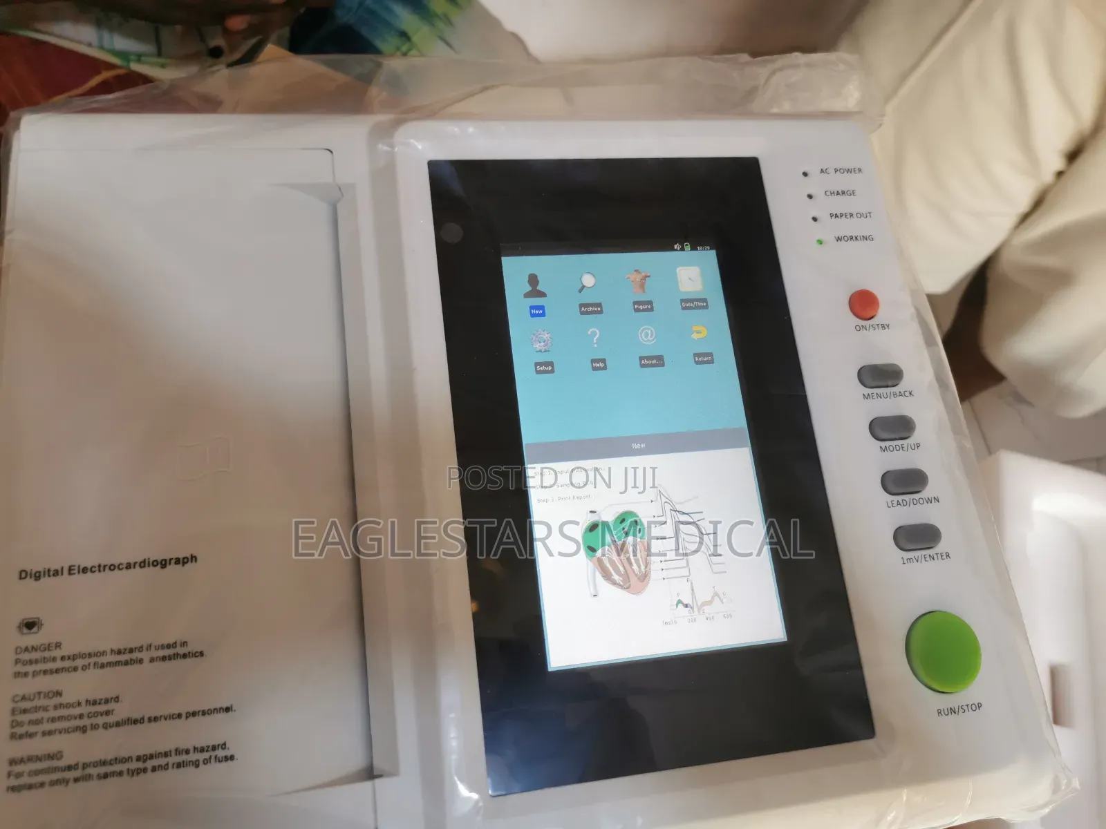 12 Channel ECG Machine