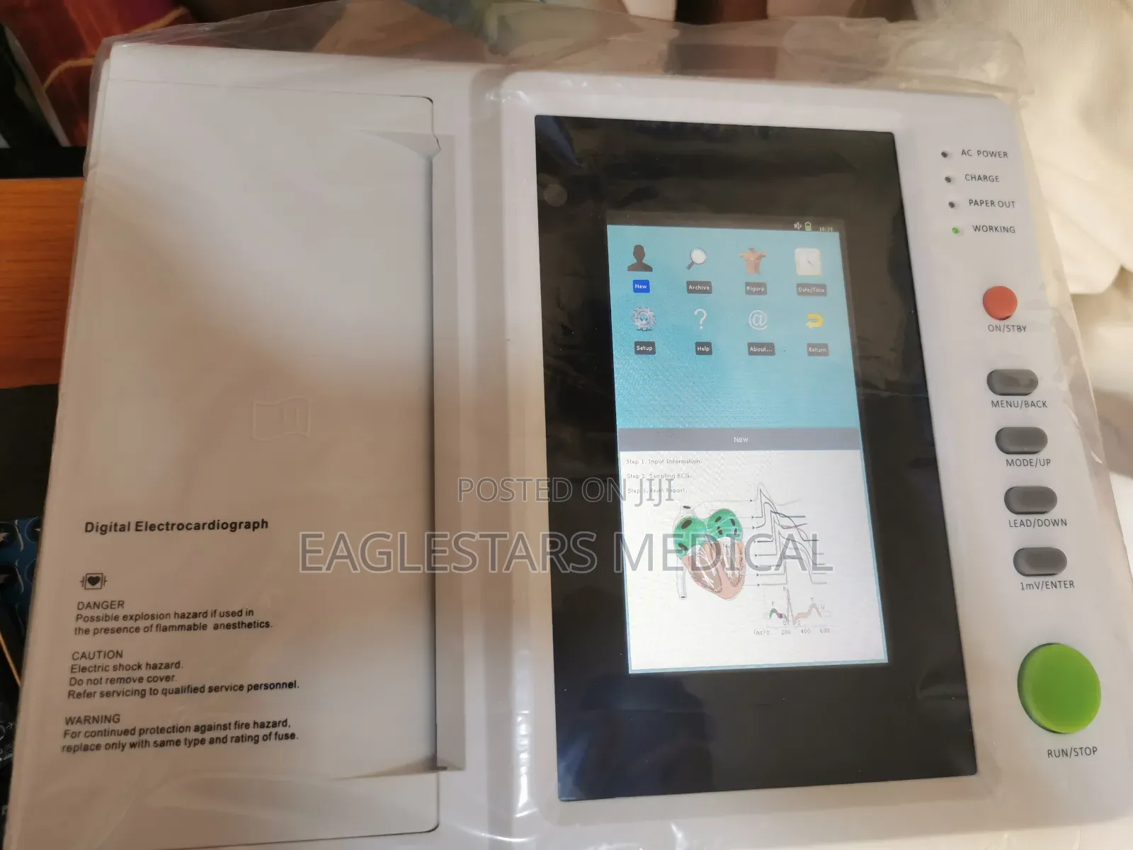 12 Channel ECG Machine