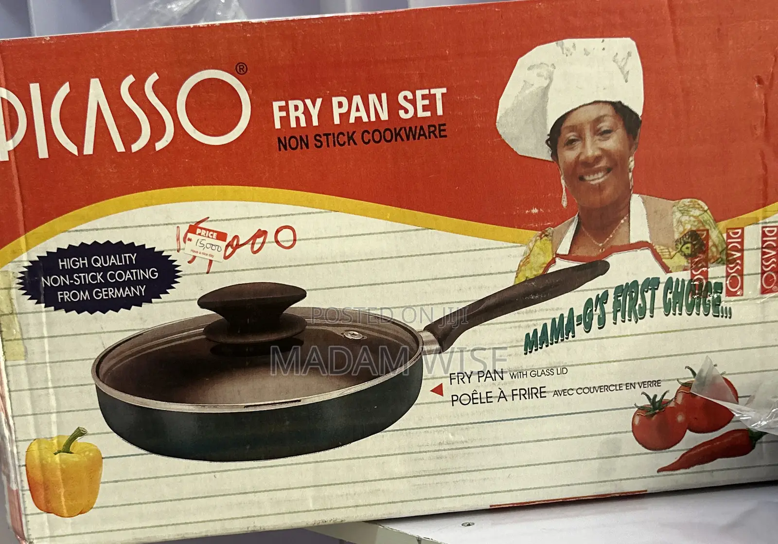 Picasso Fry Pan With Glass Lid