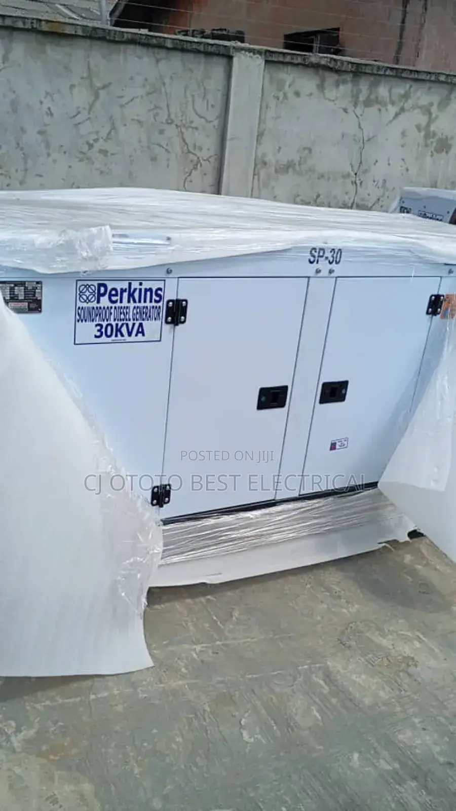Complete Brand New 30kva Perkins Generator Soundproof