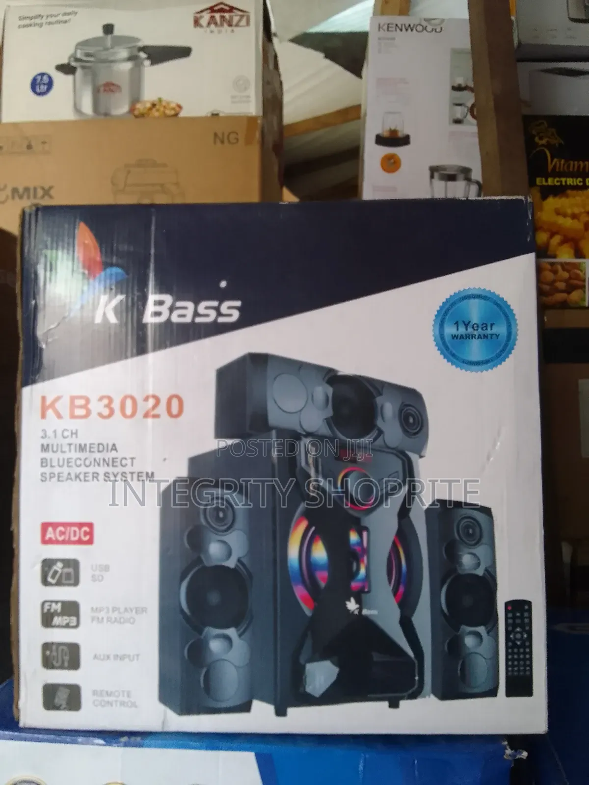 K Bass Kb3020 3.1 Ch Multimedia Blueconnect Speaker System